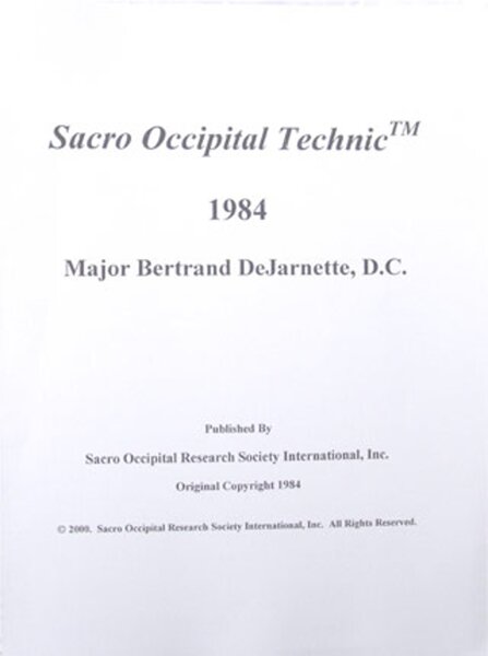 1984 DeJarnette ORIGINAL SOT Manual