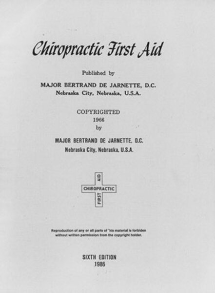 Chiropractic First Aid